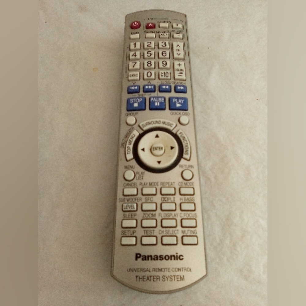 Panasonic Remote Control Model # EUR7662Y30